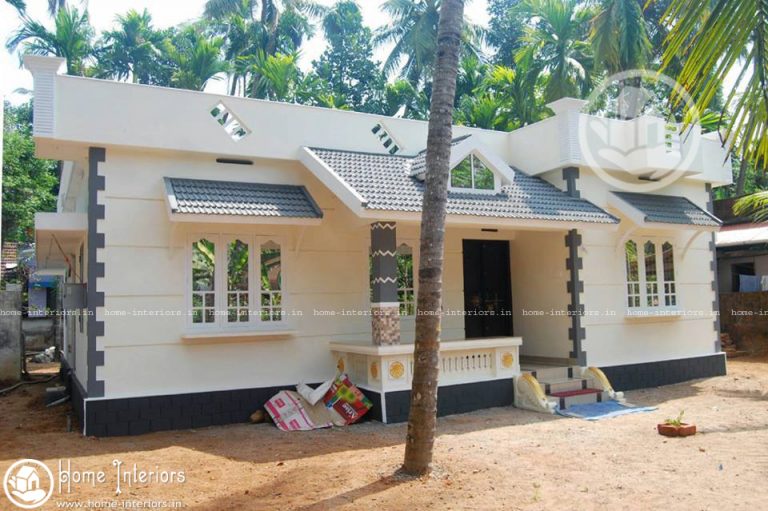1187 Sq Ft, Beautiful Kerala Style Home Design With Plan