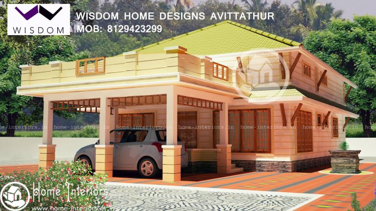 1350 Square Feet Double Floor Contemporary Home Design