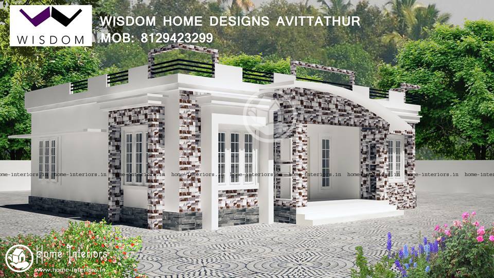 1350 Square Feet Single Floor Contemporary Home Design