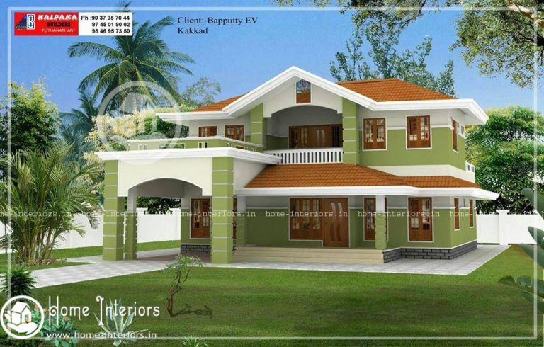 1800 Square Feet Contemporary Double Floor Home Design