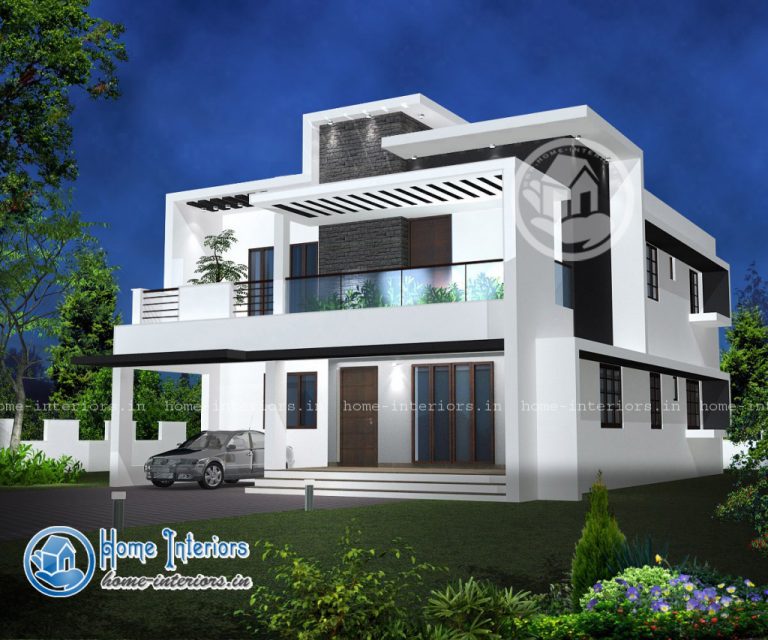 Double Floor Modern Style Home Design 2000 sq ft