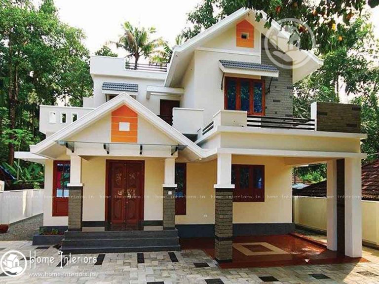 1650 Square Feet Double Floor Contemporary Home Design