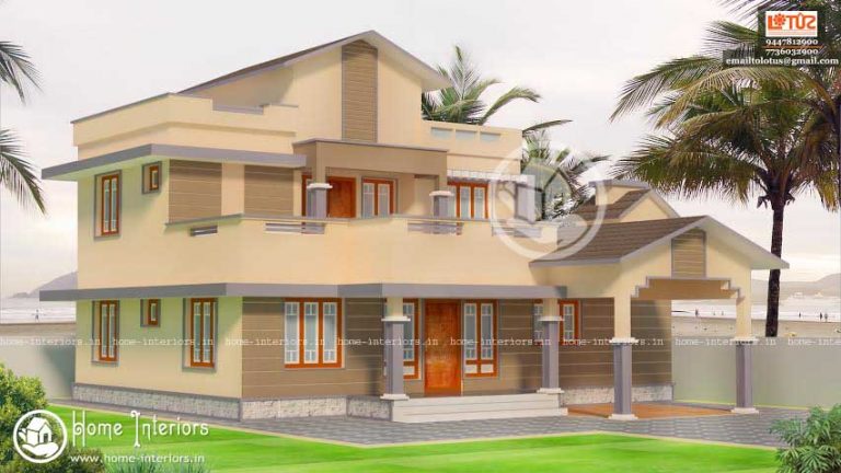 1883 Sq.ft, Modern Home Design
