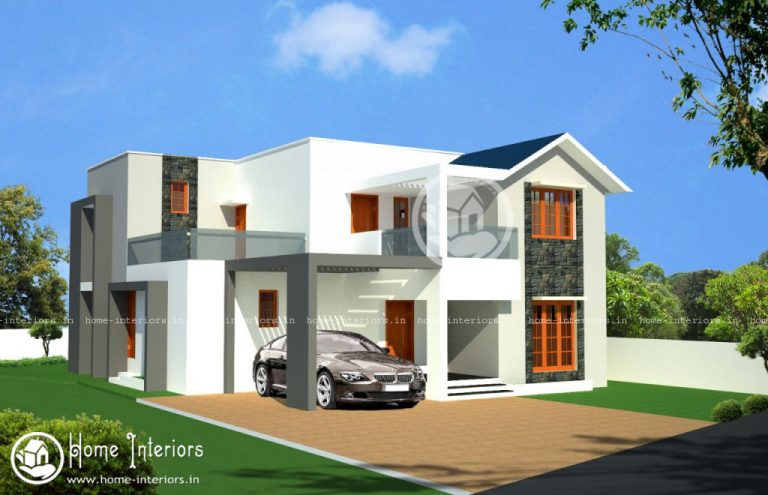 4BHK Contemporary style Home Design