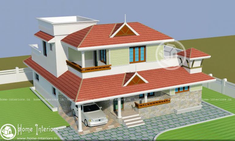 2500 sq ft, Beautiful kerala Home Design With Plan