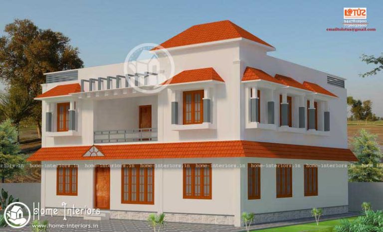 2620 Sq.ft, Traditional Home Design