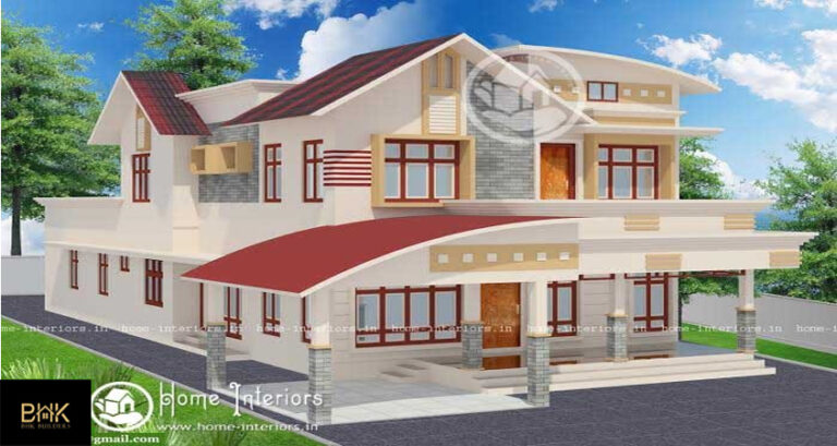 2960 Sq.ft, Combo Style Home Design