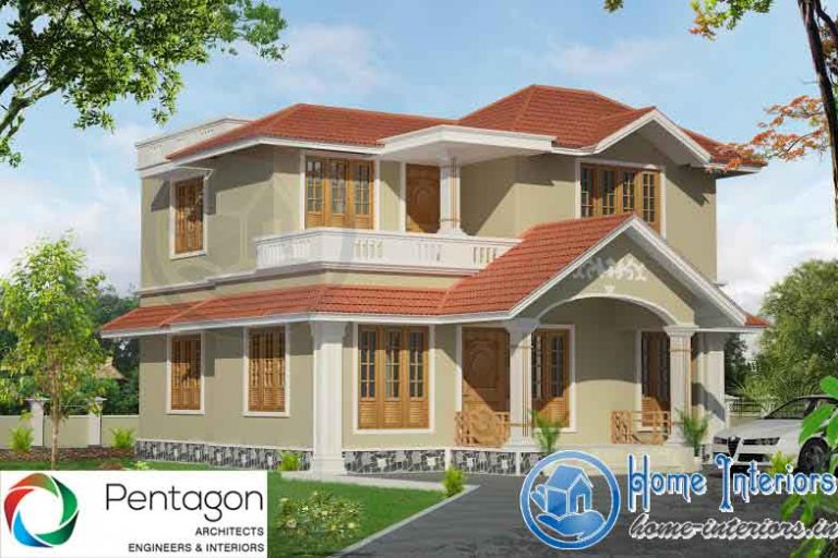 1492 SQ FT, 3BHK, DOUBLE FLOOR HOME DESIGN