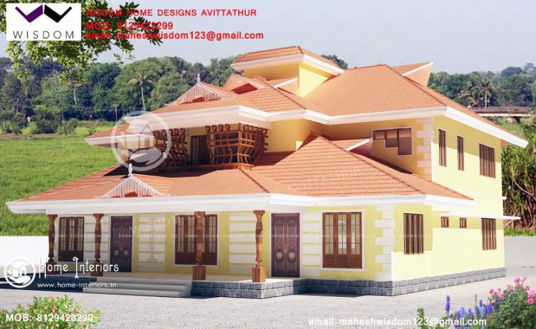 3257 sq ft, Double Floor Home Plan