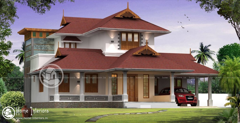2300 Square Feet Double Floor Traditional Home Design