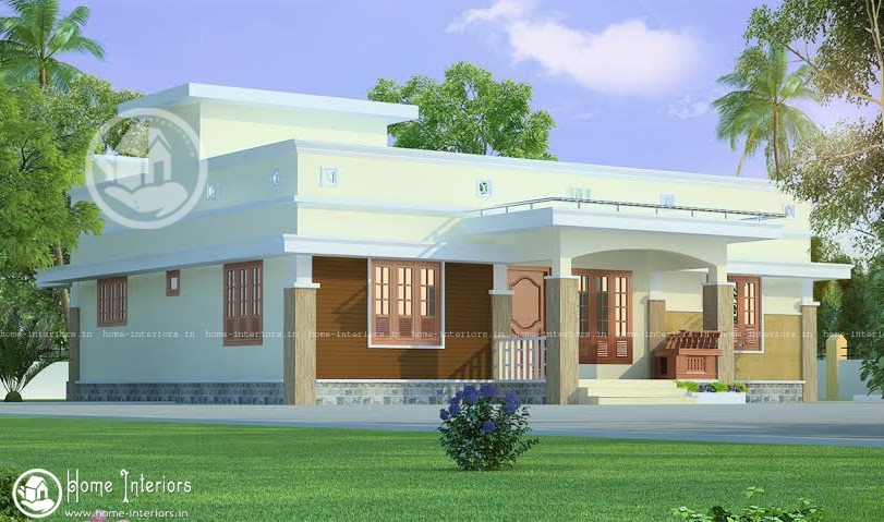 1474 Square Feet Single Floor Contemporary Home Design