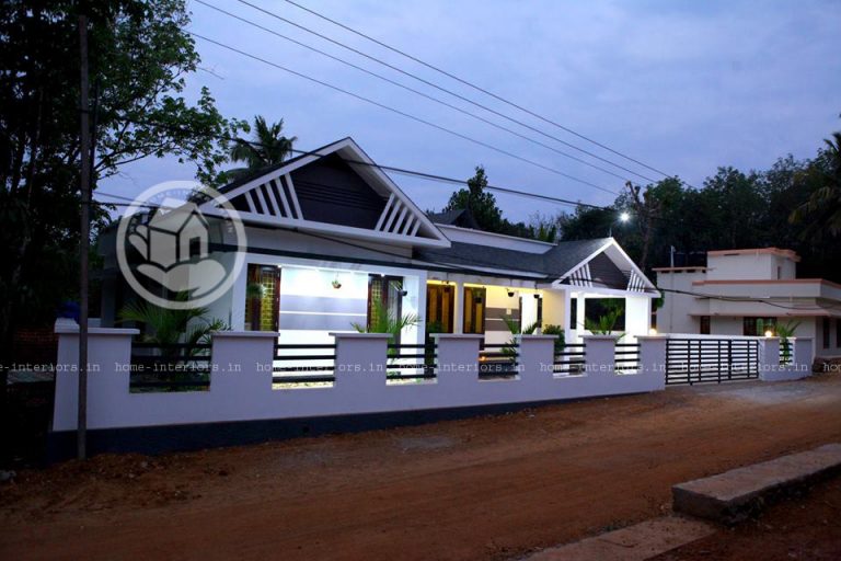 1798 Square Feet Single Floor Contemporary Home Design