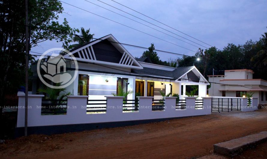 1798 Square Feet Single Floor Contemporary Home Design