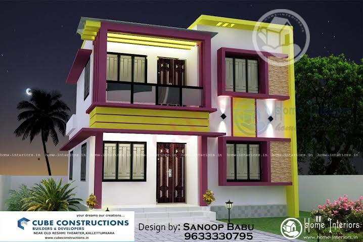 1188 Sq ft, Double Floor Home Design