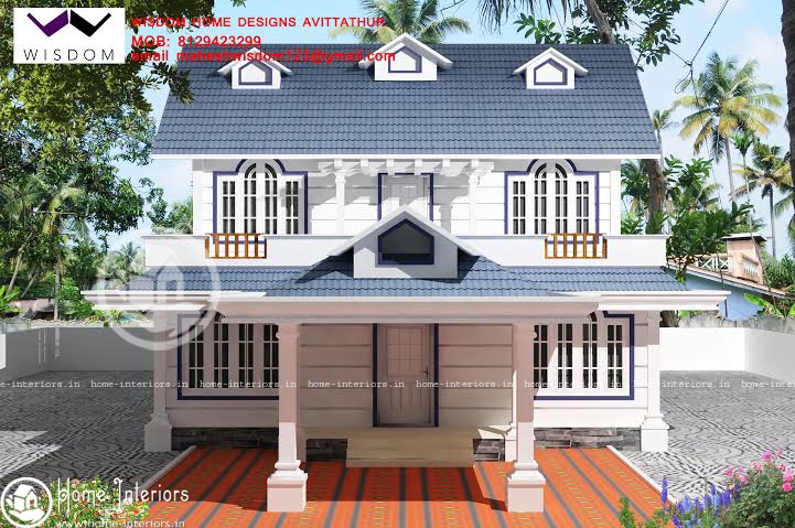 2237 sq ft, Beautiful Double Floor Home Design