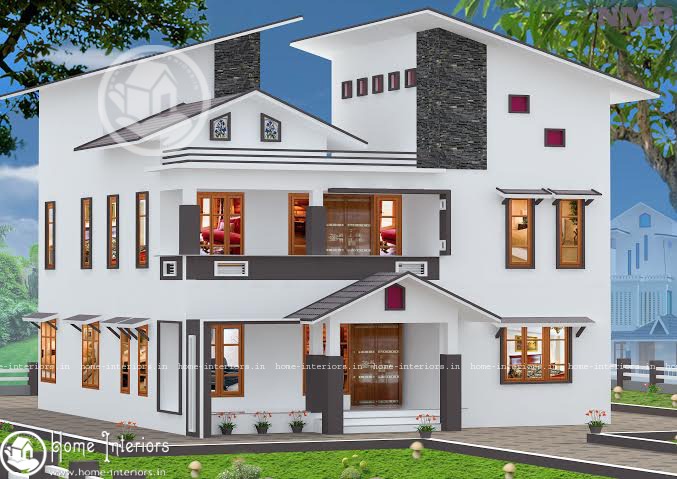 2450 Sq Ft, Double Floor Home Plan