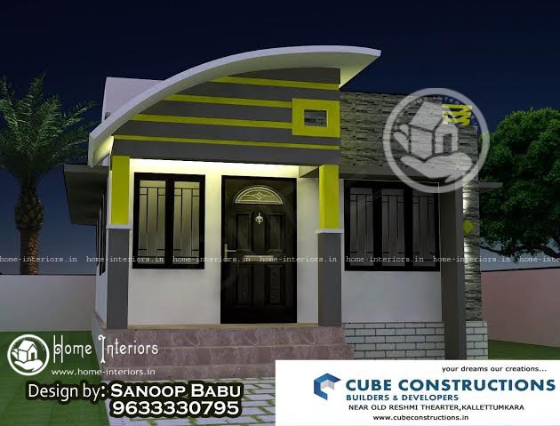 540 Square Feet Single Floor Contemporary Home Design