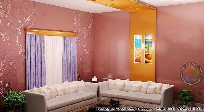 Modern Style, 360 X 372 cm, Living Room Interior Design