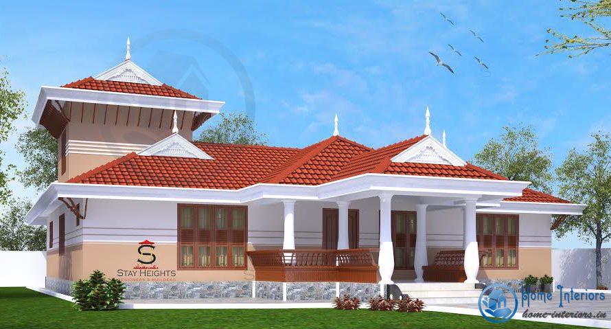 2125 Square Feet Single Floor Contemporary Home Design