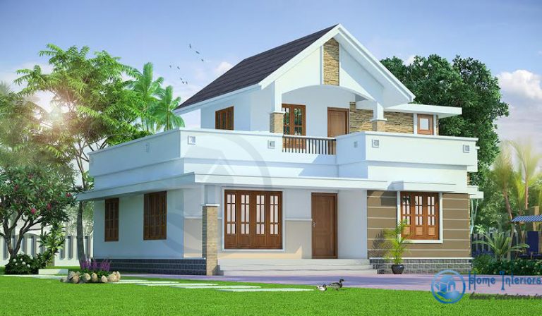 1559 Square Feet Double Floor Contemporary Home Design