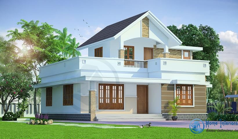 1559 Square Feet Double Floor Contemporary Home Design