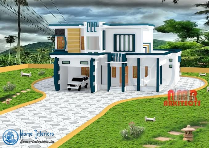 Contemporary Picturesque Double Floor Home Designs