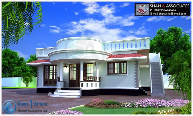 1000 Square Feet Single Floor Contemporary Home Design
