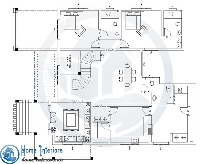 Exquisite Contemporary Double Floor Kerala Home Design