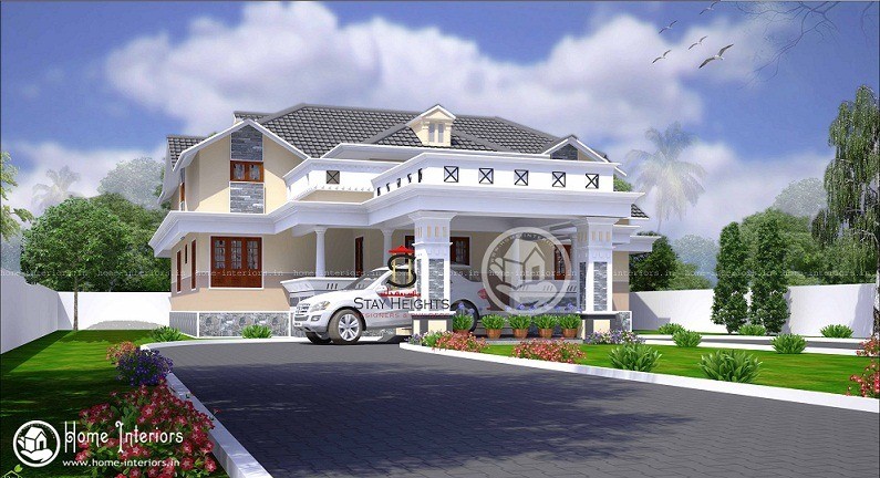 Spectacular Modern Kerala Home Single Storied Design