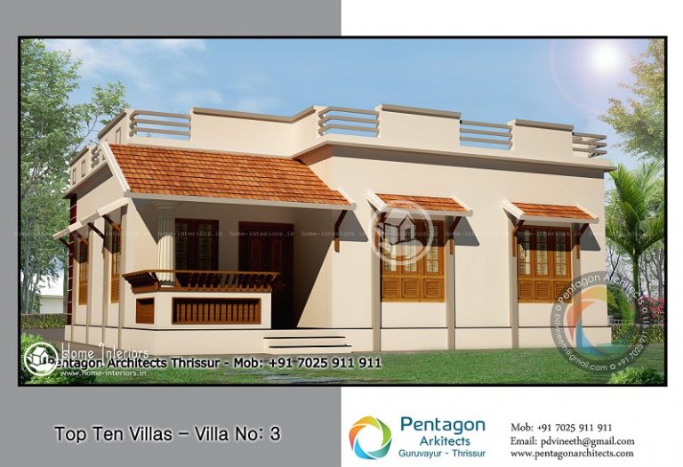 967 Square Feet Single Floor Contemporary Home Design