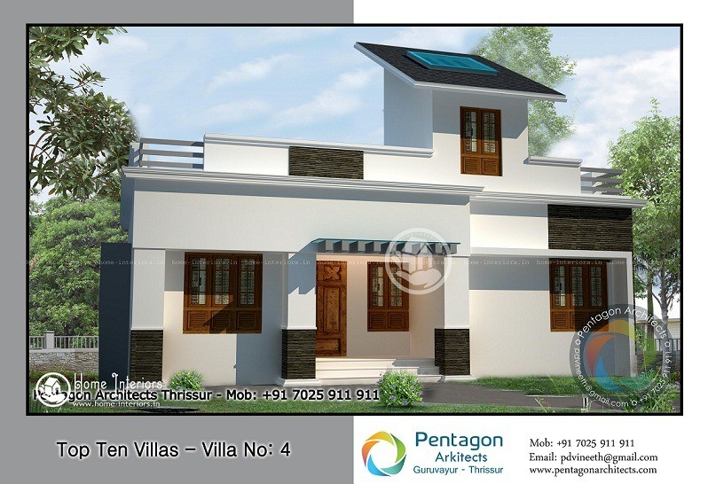 892 Square Feet Single Floor Contemporary Home Design