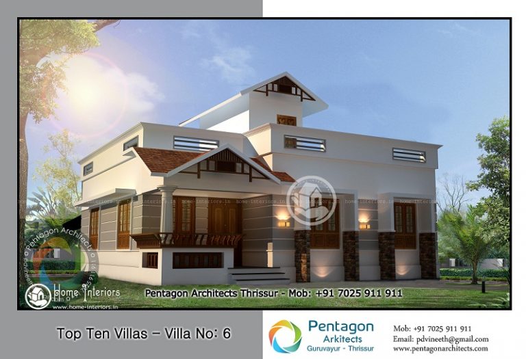 950 Square Feet Single Floor Contemporary Home Design