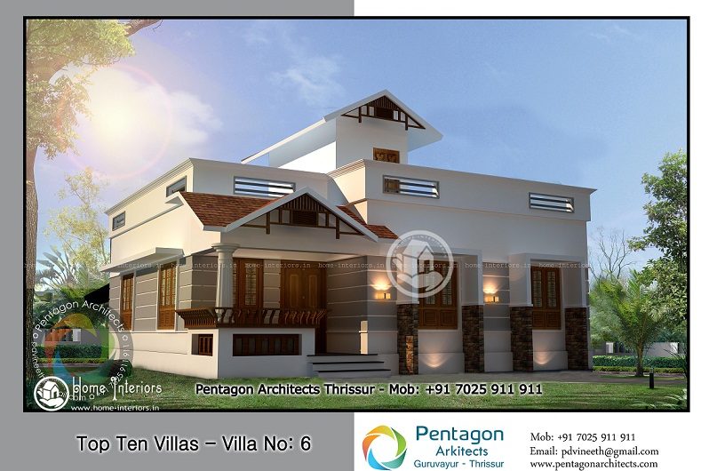 950 Square Feet Single Floor Contemporary Home Design