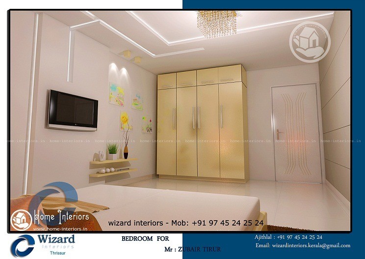 Exemplary Bedroom-Kerala Home Interior Decors