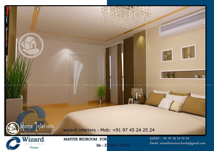 Kerala Home Master Bedroom Interior Decors