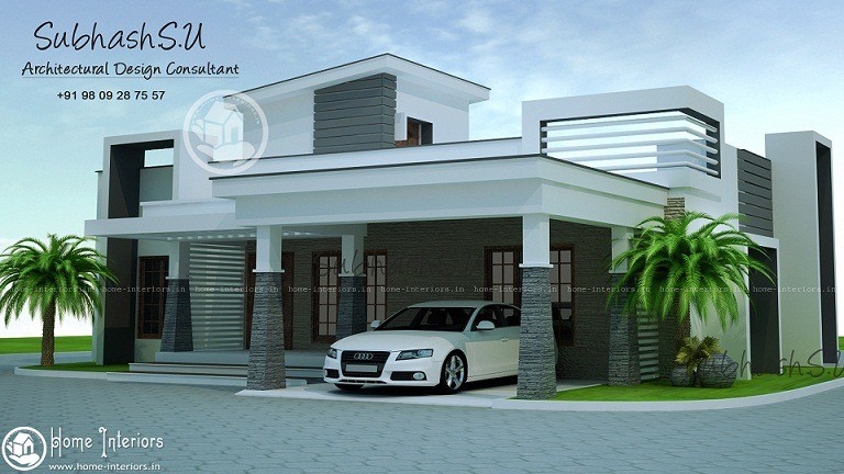 Contemporary Single Storied Kerala Home Design