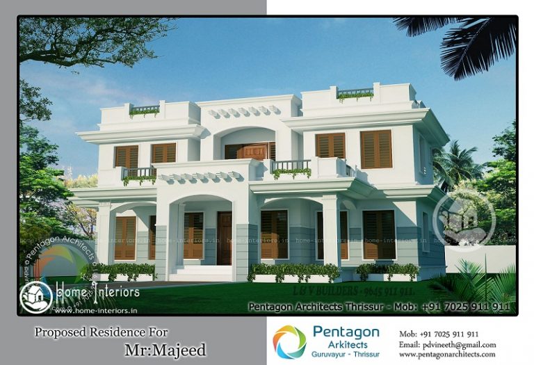 Advanced 2567 Sq Ft Double Floor Home Designs