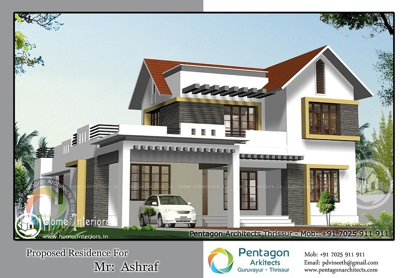 Peerless 2789 Sq Ft Double Floor Kerala Home Design