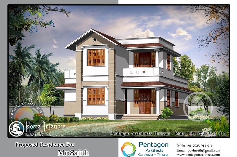 Gorgeous Traditional 3 BHK Kerala Home Design