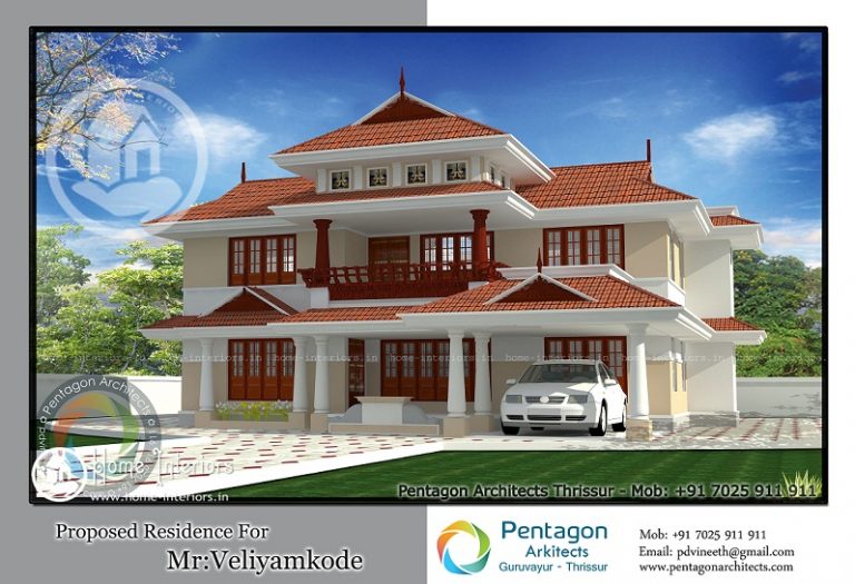 Marvellous Traditional Double Floor Home Design