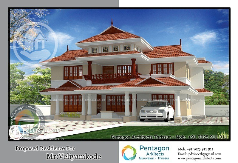 Marvellous Traditional Double Floor Home Design