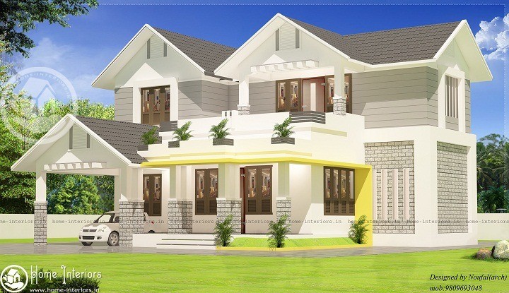 Fabulous Contemporary Double Floor Home Design