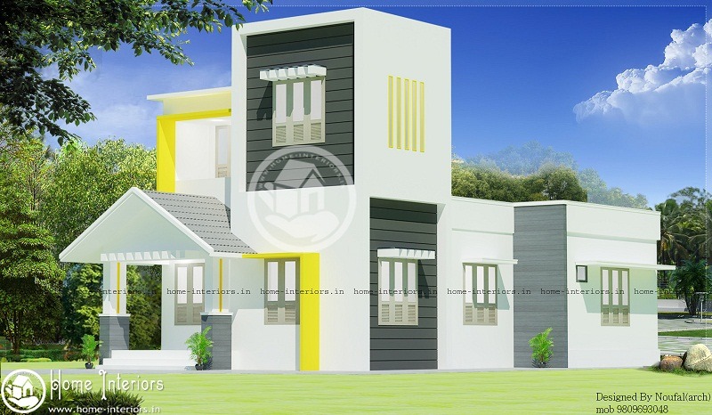 1420 Sq Ft Contemporary Double Floor Home Design