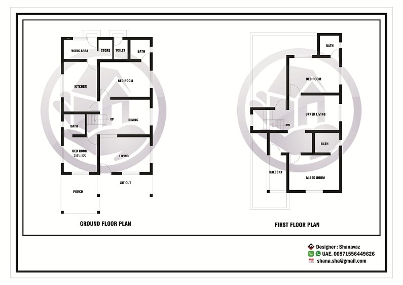 2000 Sq Ft Contemporary Villa 4 BHK Home Design
