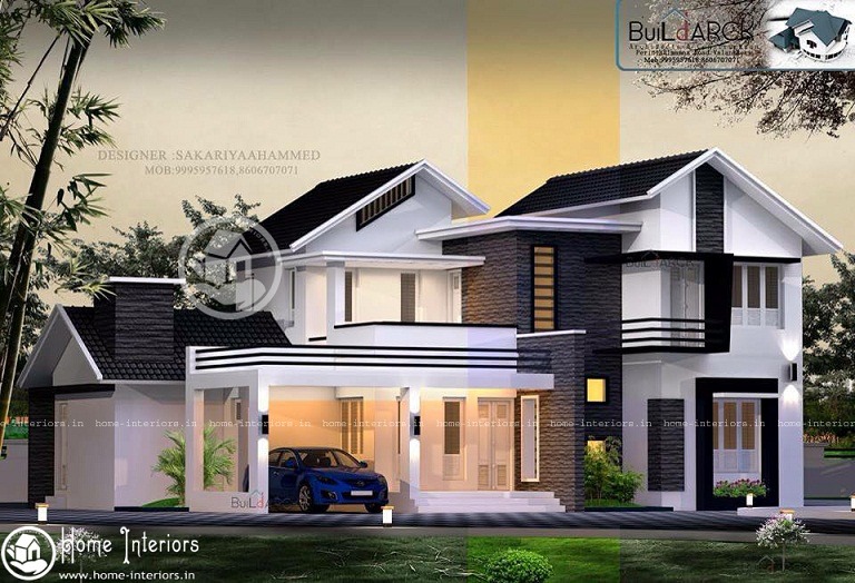 2358 Sq Ft Contemporary Double Floor Home Design