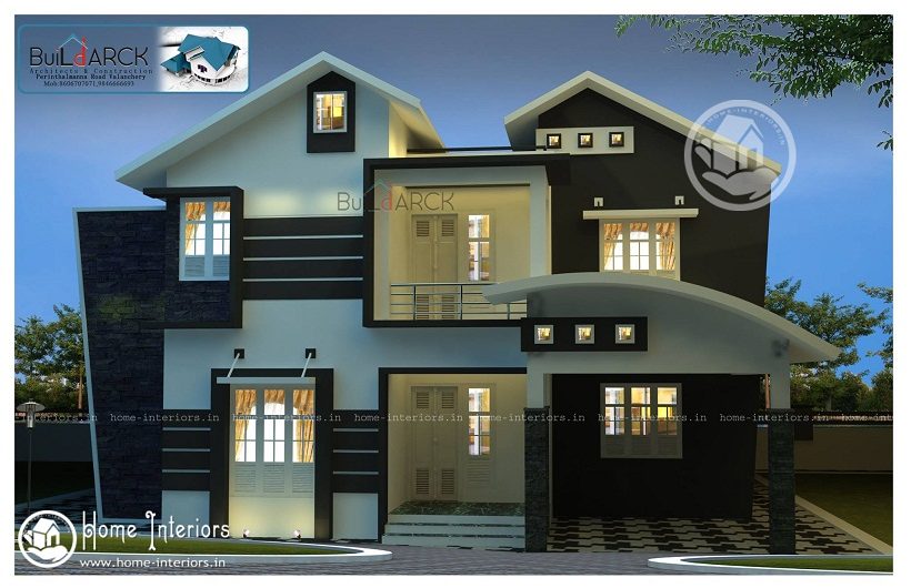 1995 Sq Ft Contemporary Double Floor Home Design