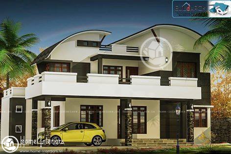 2150 Sq Ft Contemporary Double Floor Home Design