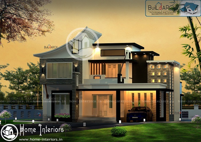 2307 Sq Ft Double Floor Modern Classic Home Design