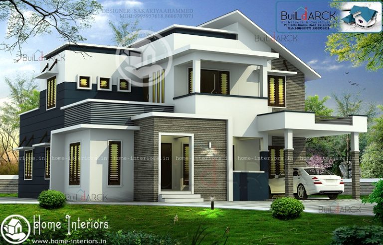 2422 Square Feet Double Floor Contemporary Home Design