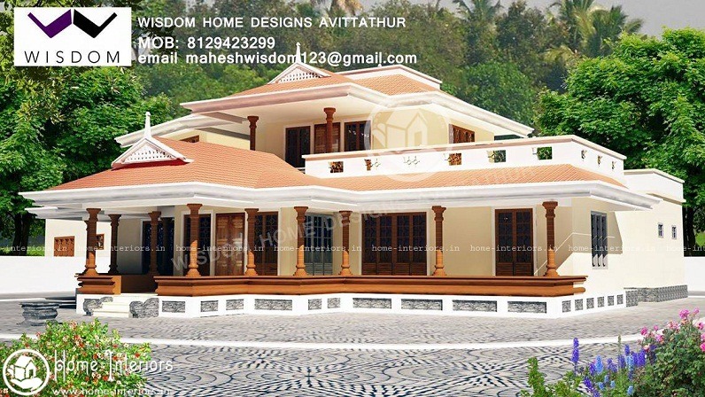2700 Sq Ft Kerala Classic Double Floor Home Design